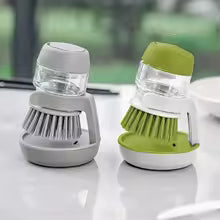 CleanPress™ — Dish Soap Dispenser Brush