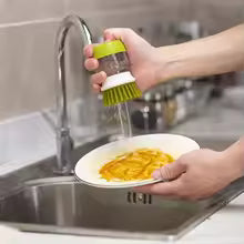 CleanPress™ — Dish Soap Dispenser Brush
