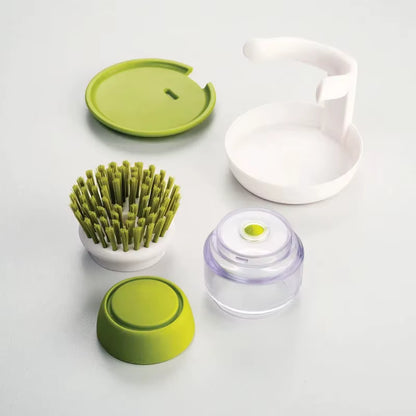 CleanPress™ — Dish Soap Dispenser Brush